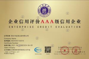 新鄉金宸過濾三A公正銅牌